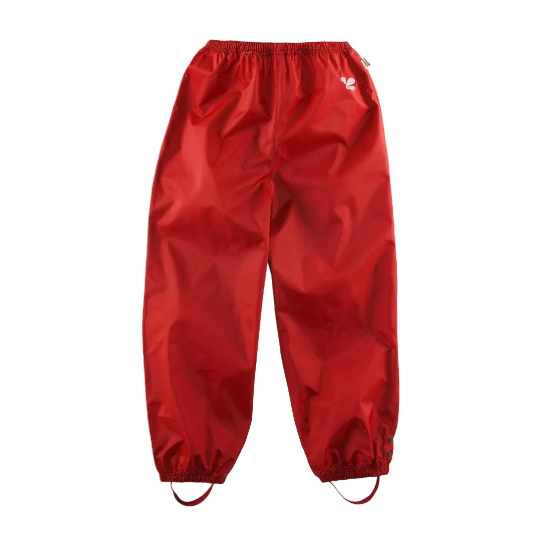 Kids Waterproof Originals Rain Pant- Unlined Pull On, Zip and Storm Flap | Muddy Puddles #color_red