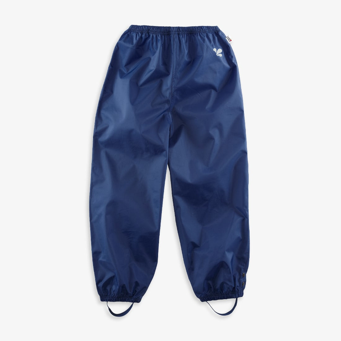Kids Waterproof Originals Rain Pant- Unlined Pull On, Zip and Storm Flap | Muddy Puddles #color_navy