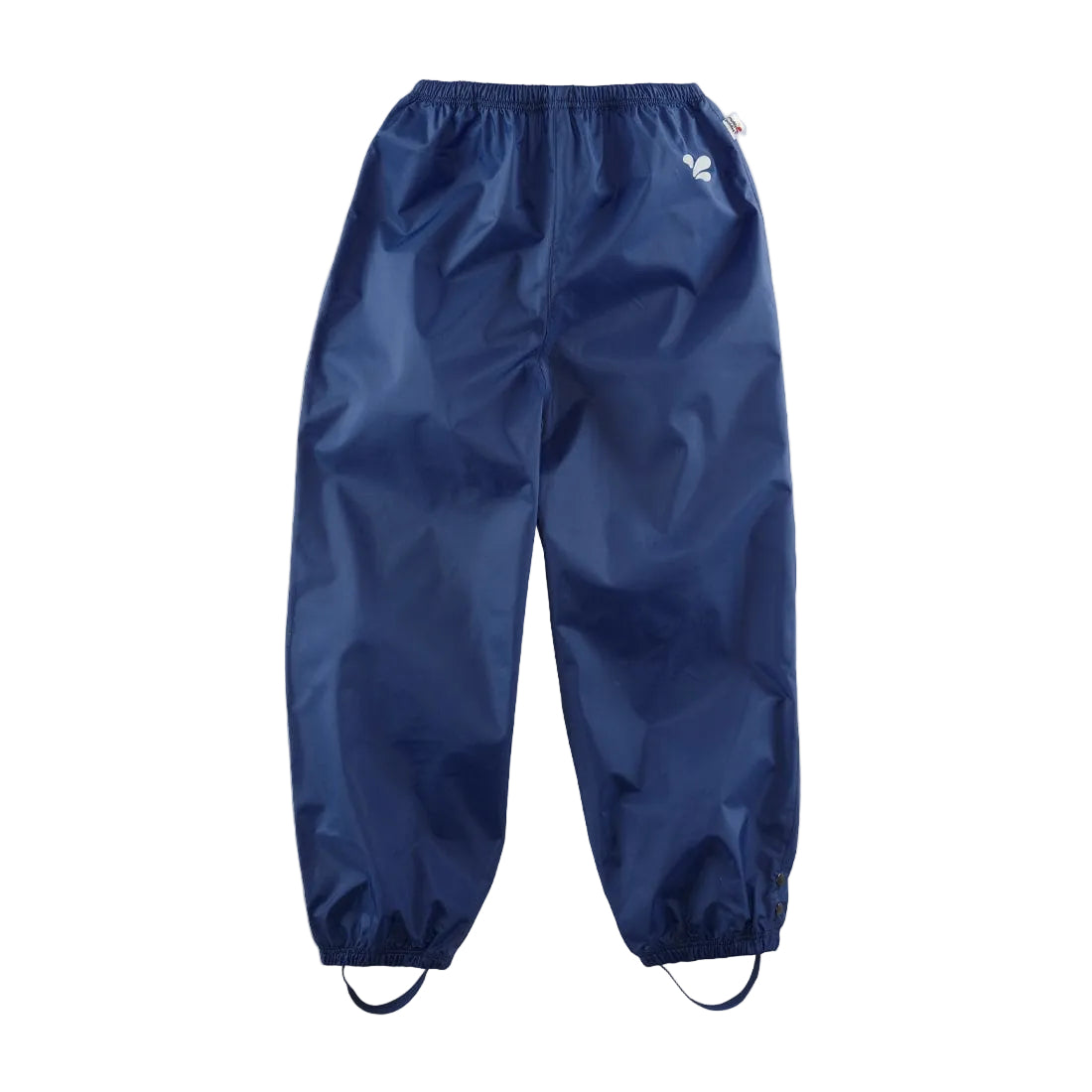 Kids Waterproof Originals Rain Pant- Unlined Pull On, Zip and Storm Flap | Muddy Puddles #color_navy