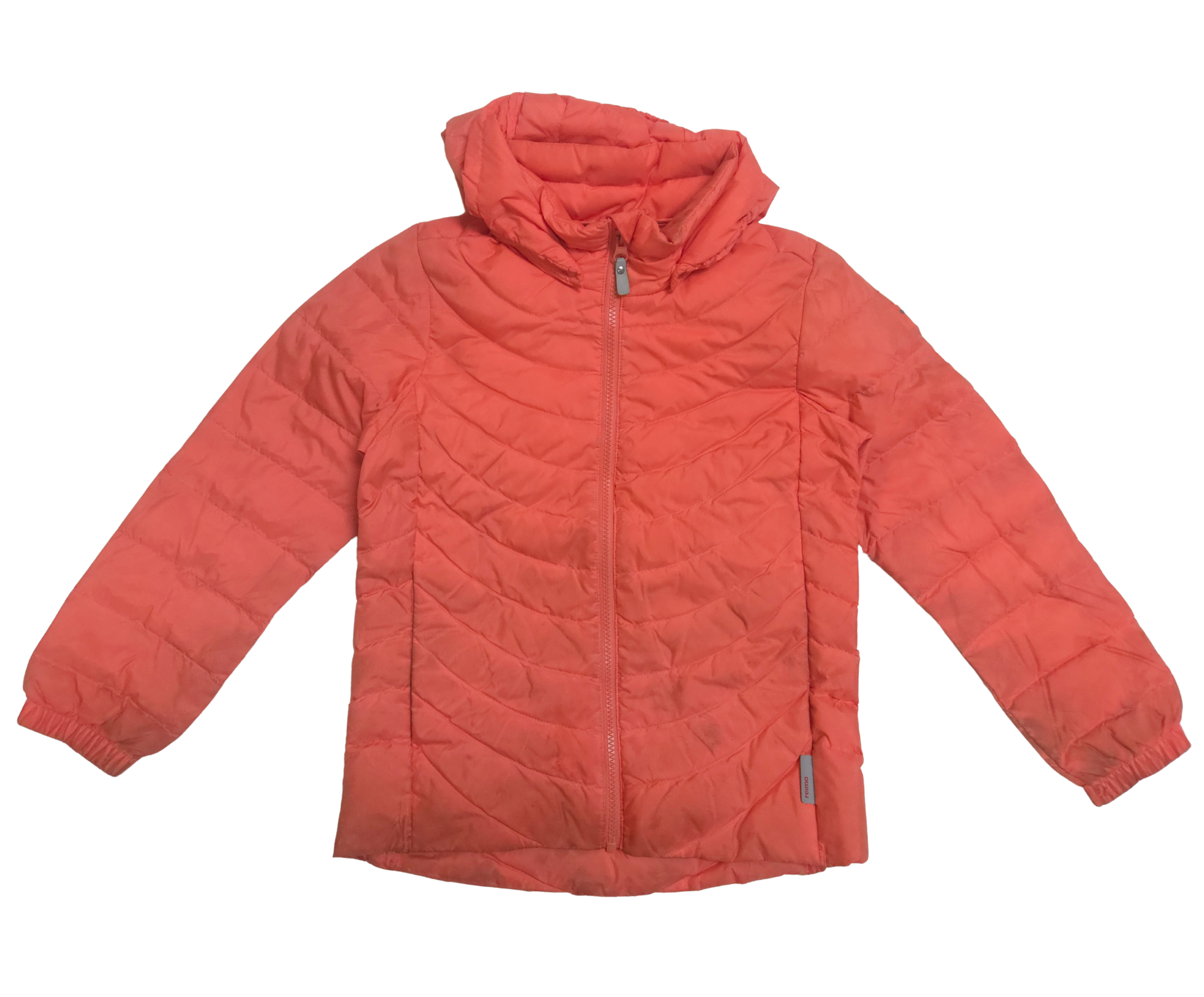 ODSS (Re)PLAY - Reima Puffer Jacket. Size 7-8Y orange front