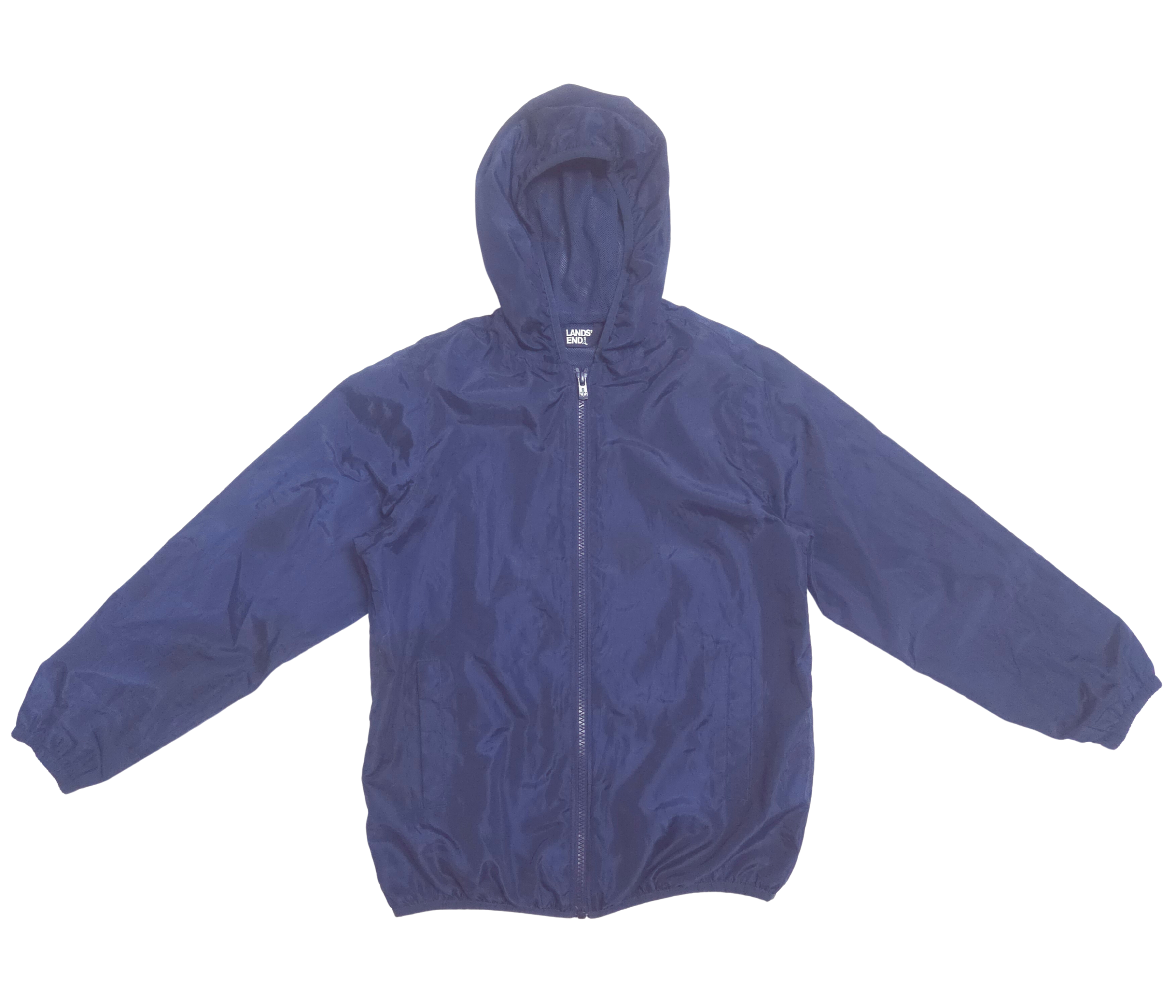 ODSS (Re)PLAY - Lands End Adult Wind Breaker Jacket. Size L blue front
