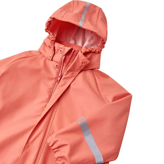 Kids Waterproof Lampi Rain Jacket - Unlined, PU | Reima