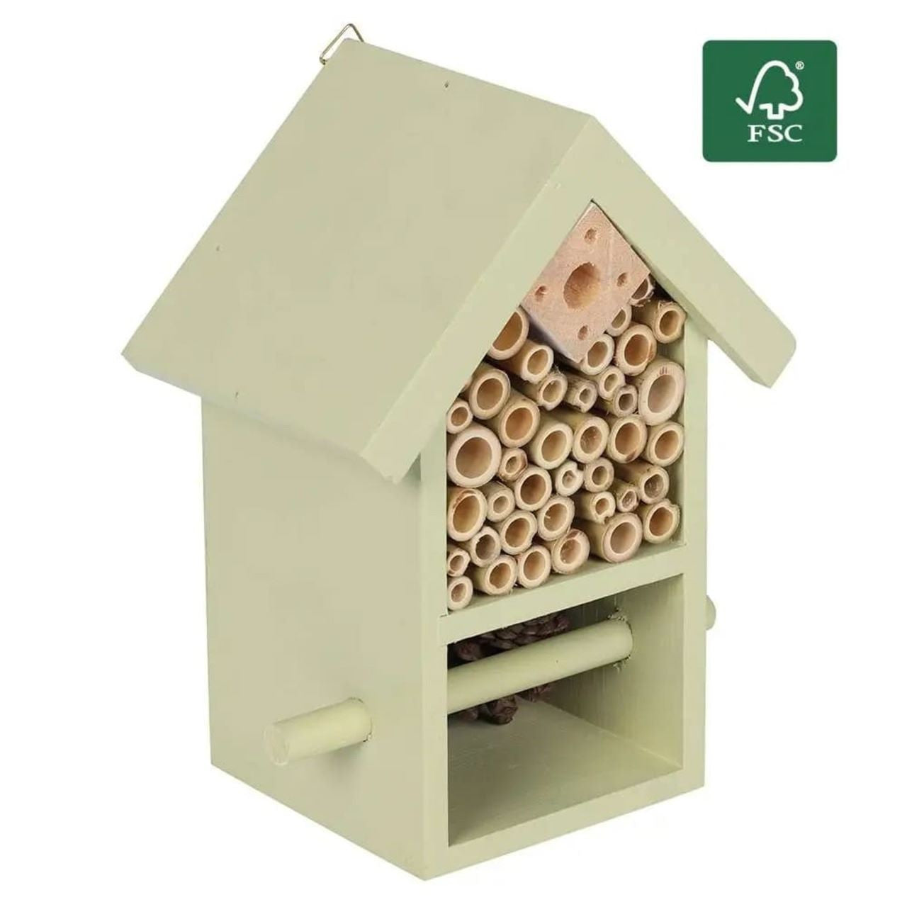 Wooden Bug and Bee Hotel
