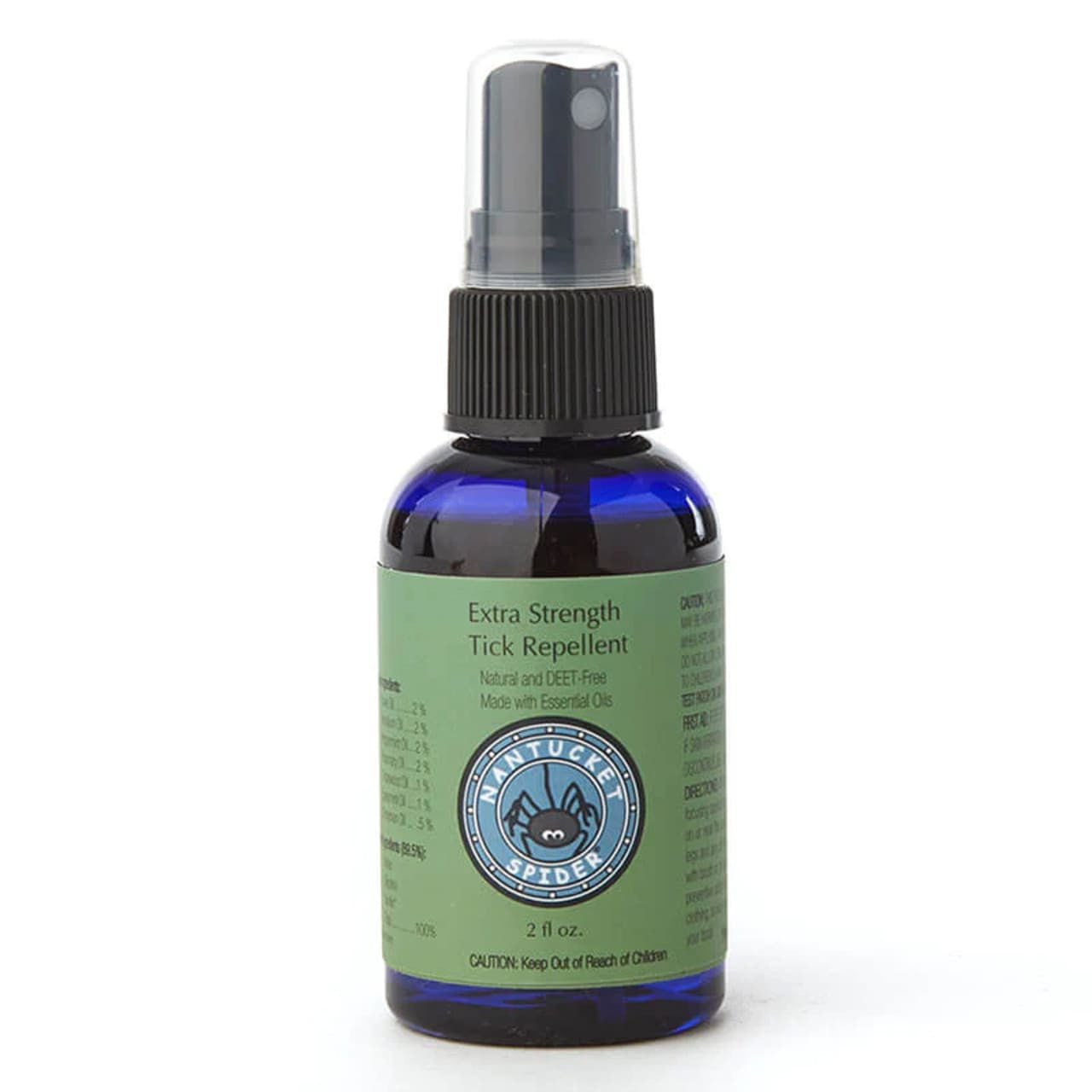 Natural Bug Repellent Extra Strength Tick Spray - Gentle yet Effective, Safe | Nantucket Spider #color_natural