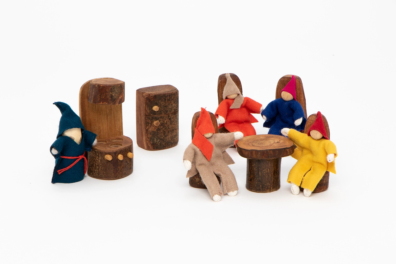 Tree Blocks Small Kitchen Furniture Set