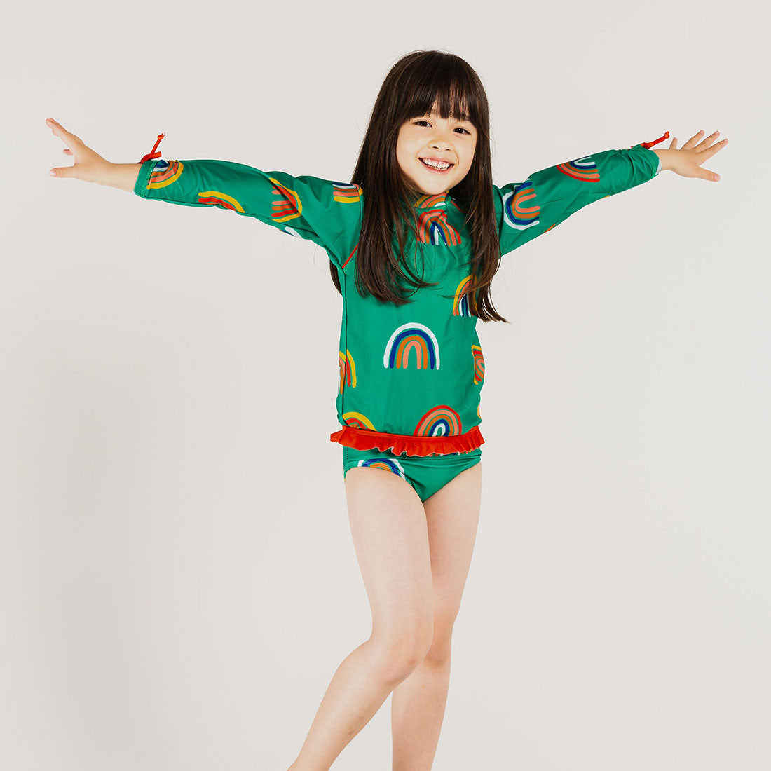 Kids UV Protective Rash Guard Swim Set - 50+, Swim top and Bottom | Muddy Puddles