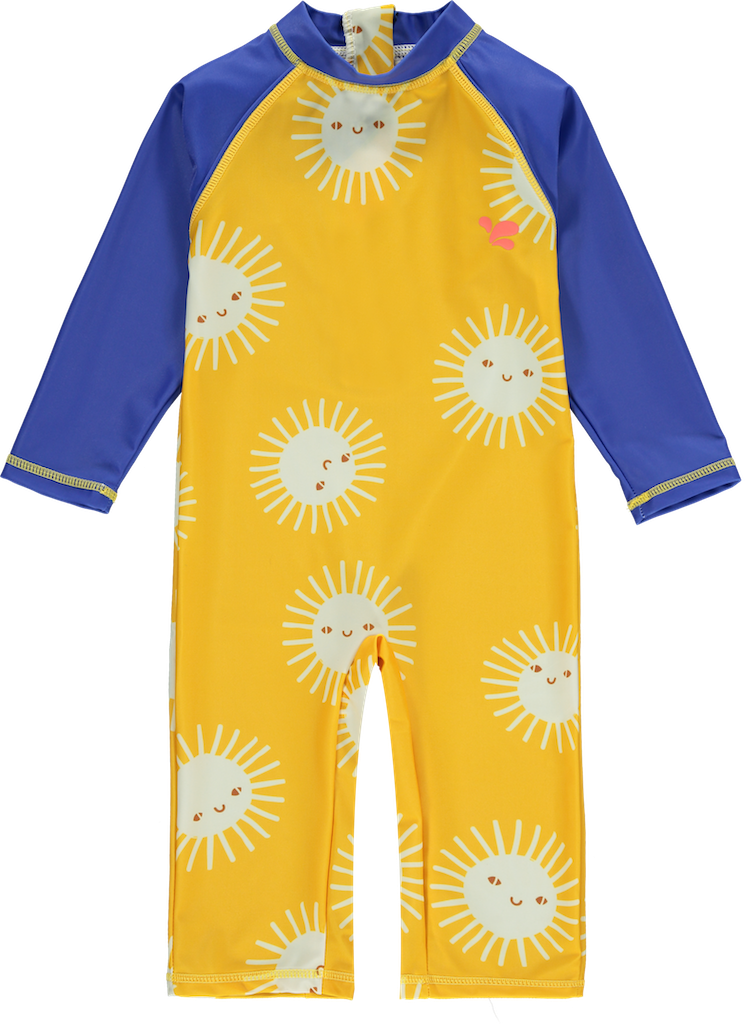 UV Rash Guard Surf Suit #color_yellow-sun