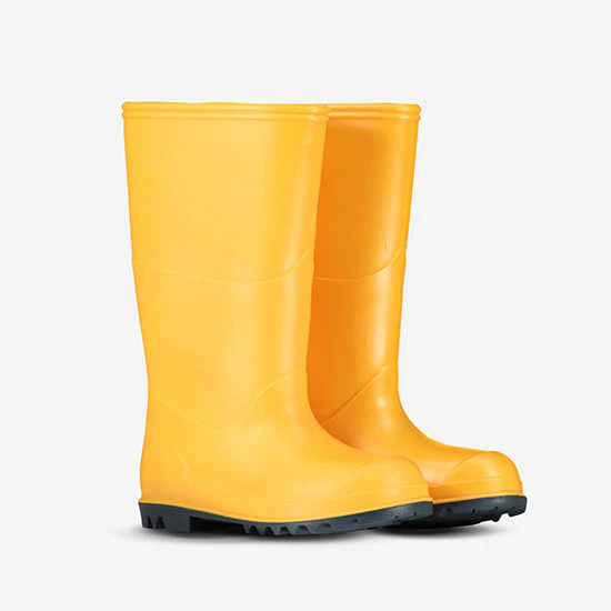 Kids Classic Wellie Style Rain Boots - Step in, Calf Height | Muddy Puddles #color_yellow