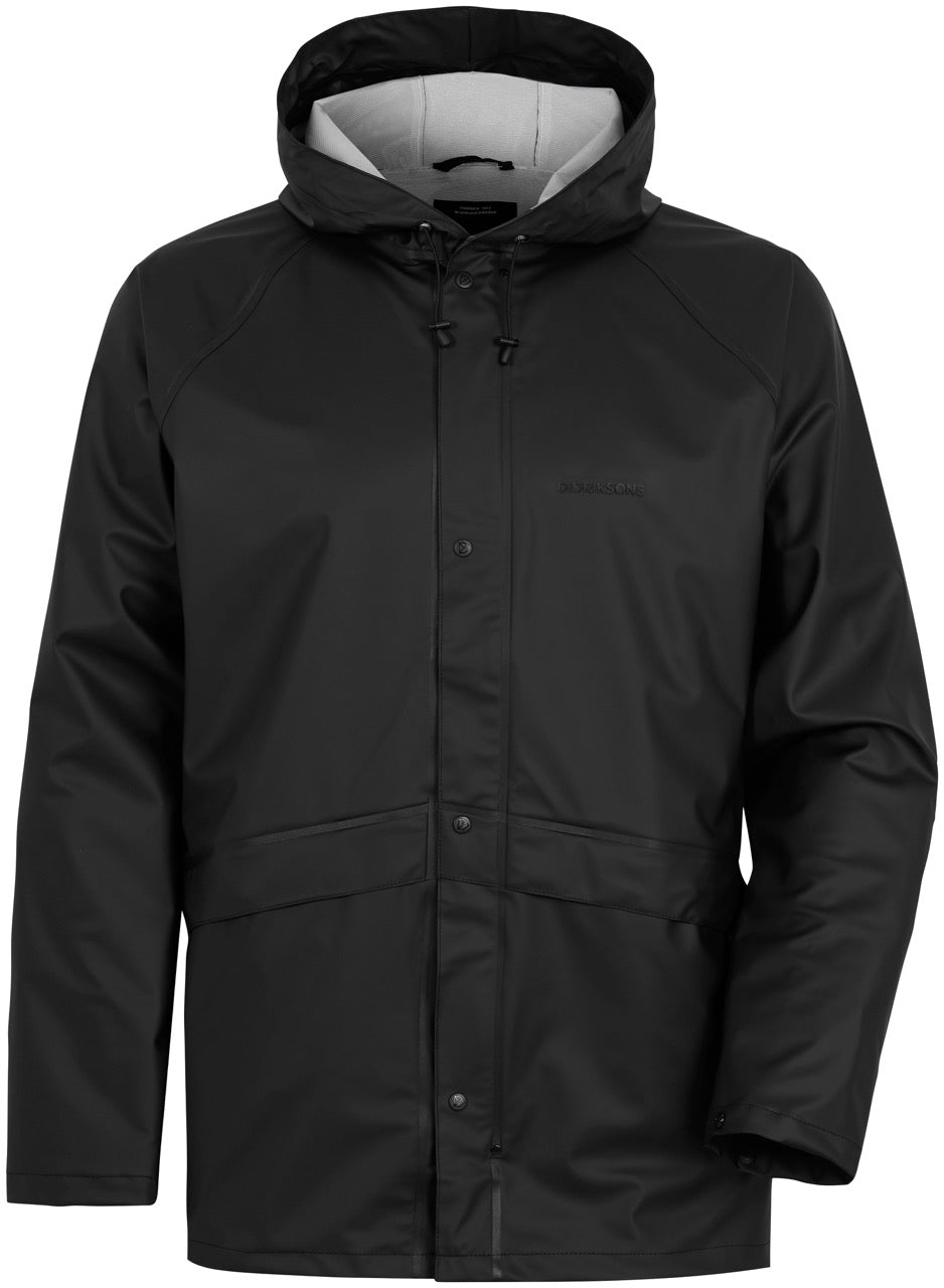 Adult Avon Unisex Rain Jacket – Waterproof, PU | Didriksons #color_black