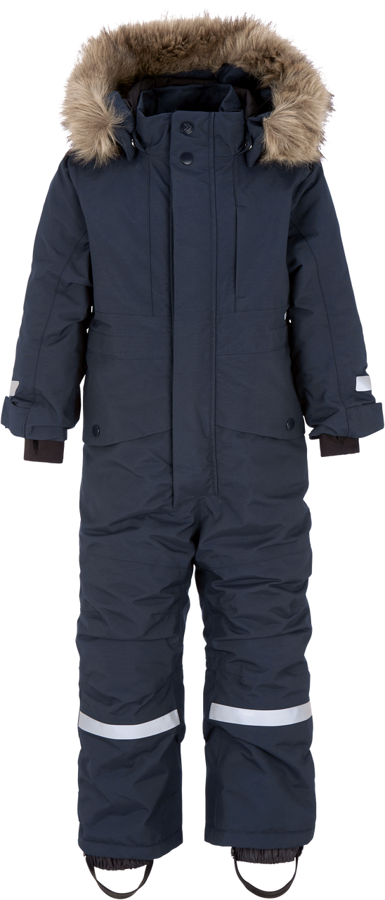 Kids Waterproof Bjarven Winter Snowsuit | Didriksons #color_navy