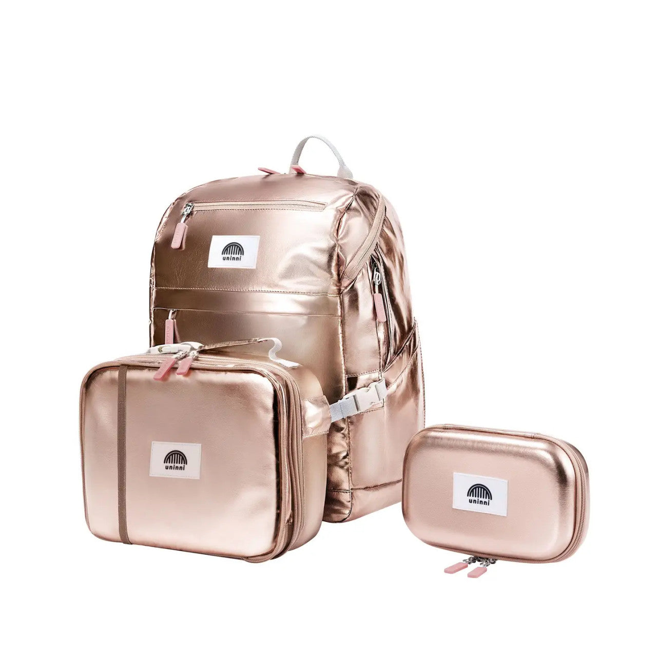 Kids Backpack Bundle Set - Metallic Gold