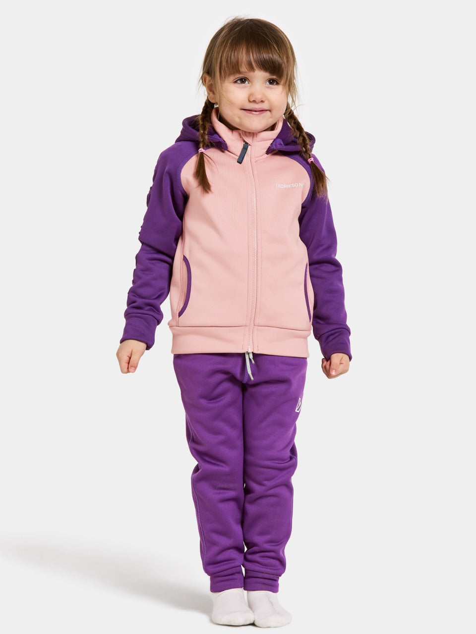 Kids Corin Technical Fleece Zip Jacket – Mid Layer | Didriksons