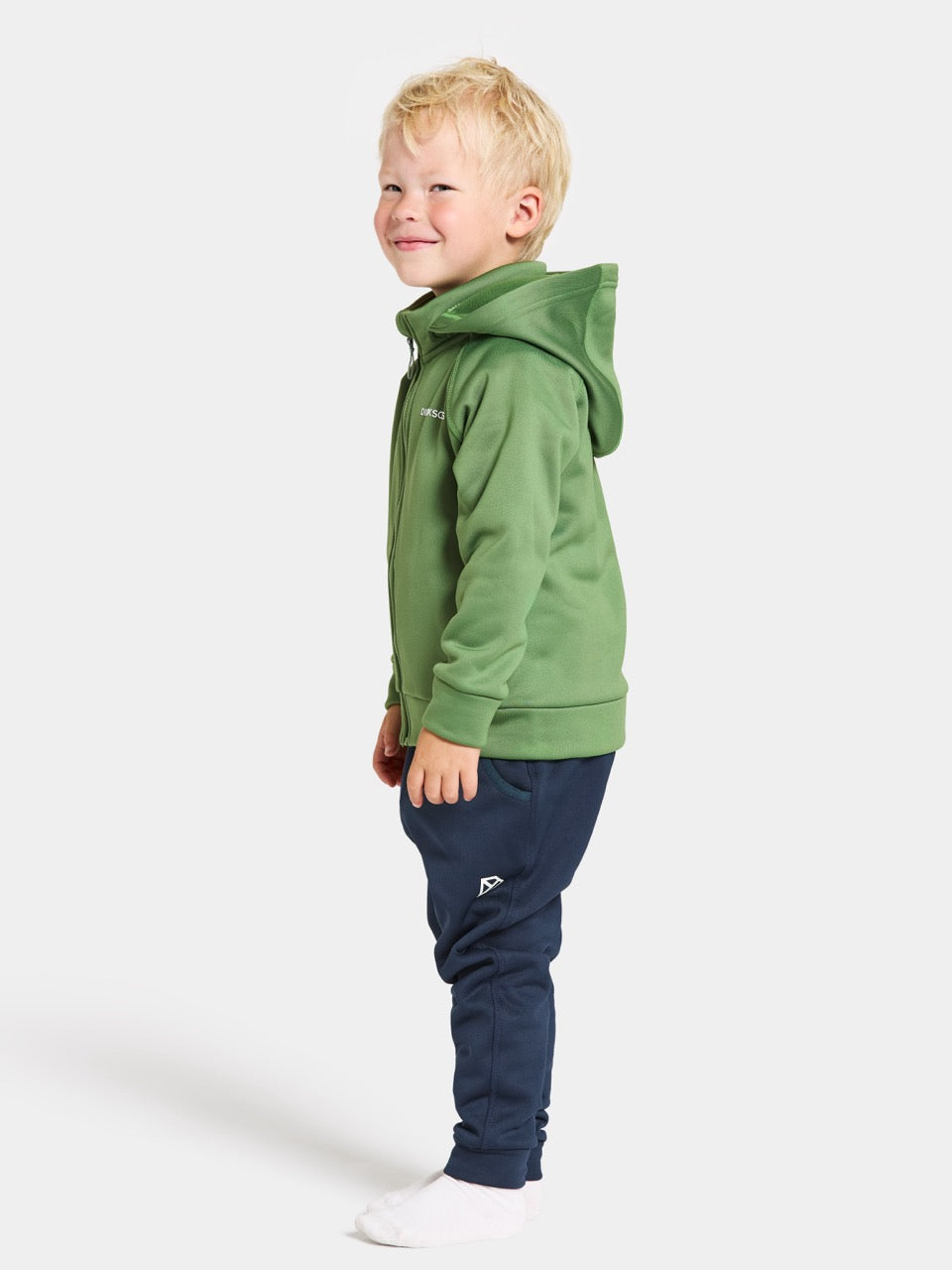 Kids Corin Technical Fleece Zip Jacket – Mid Layer | Didriksons