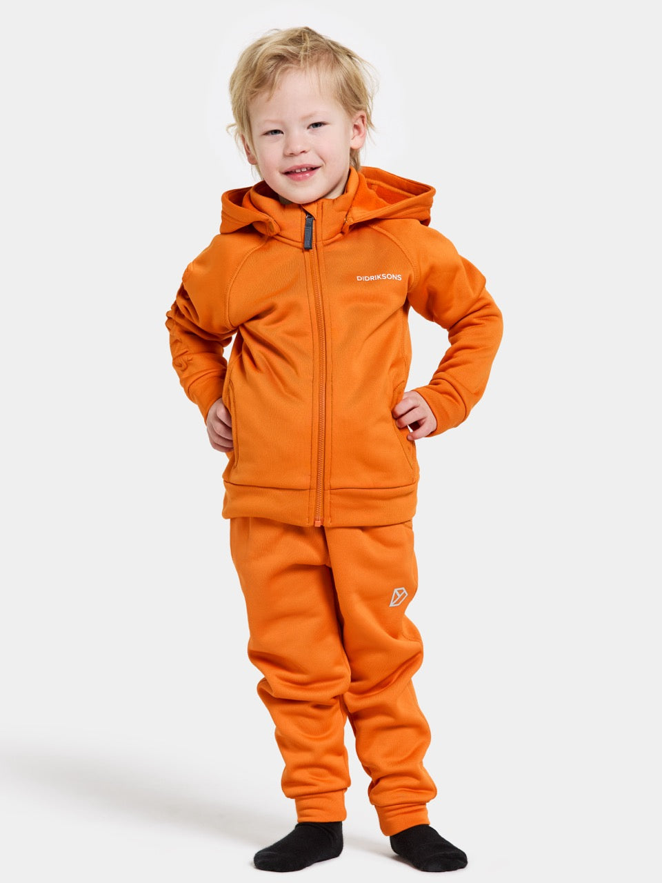 Kids Corin Technical Fleece Zip Jacket – Mid Layer | Didriksons