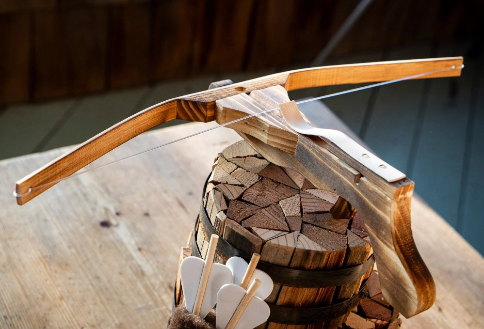 Childrens Wooden Toy Crossbow 18"