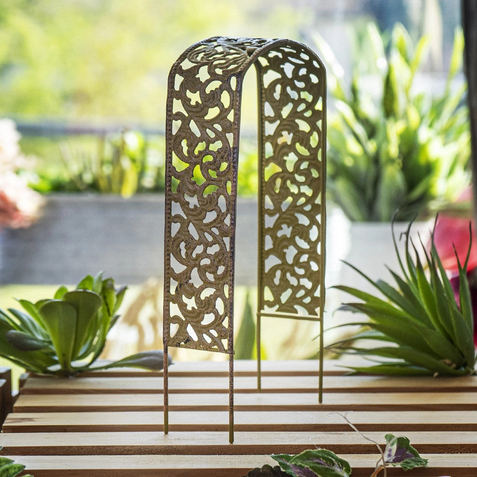 Mini Fairy Garden Metal Arbor