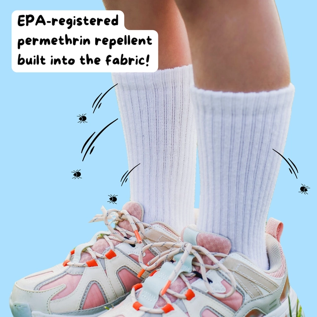 Tick Repellent Socks for Kids by Guineas