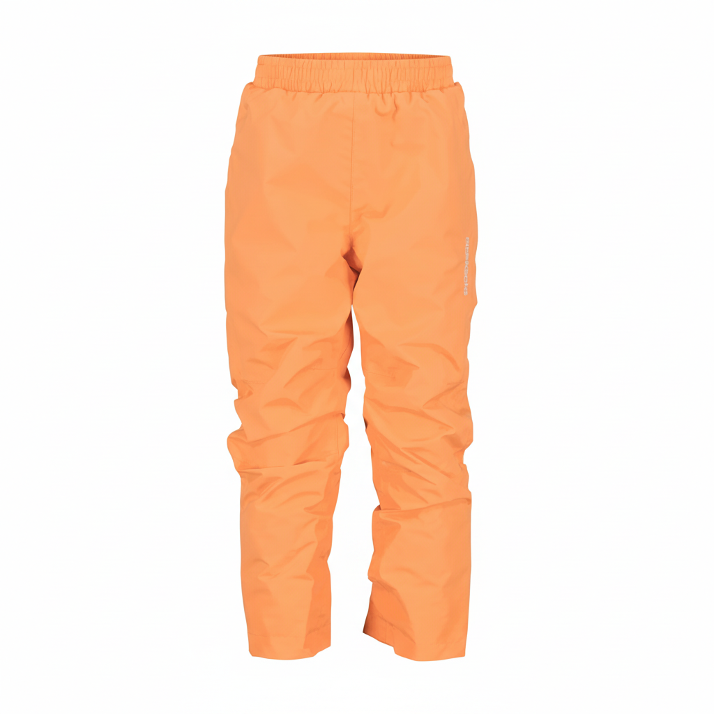 Kids Idur Breathable Pull on Rain Pants – Water Resistant| Didriksons #color_papaya-orange