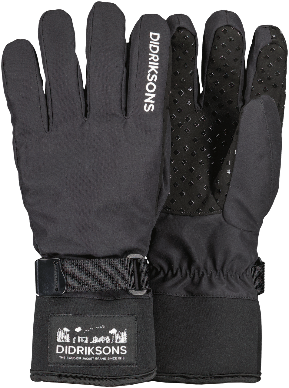 Youth Waterproof Lovas Gloves | Didriksons #color_black