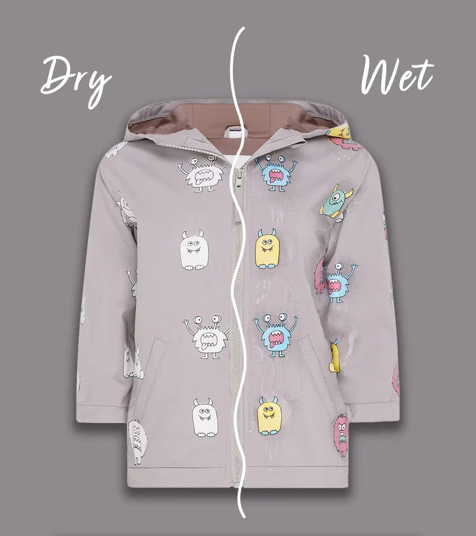 Color Changing Rain Coat #color_monster