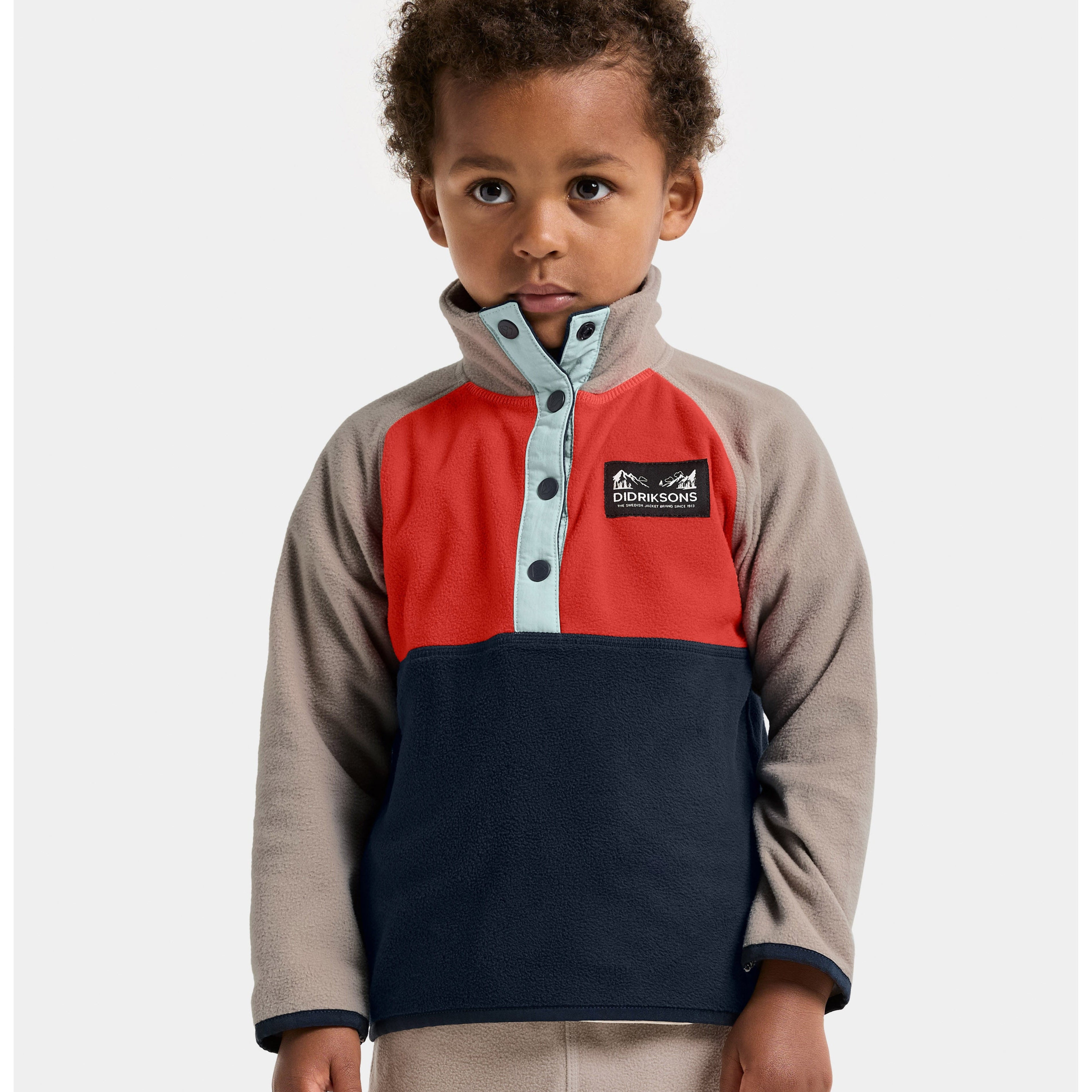 Kids Monte Half Button Fleece Jacket | Didriksons |
