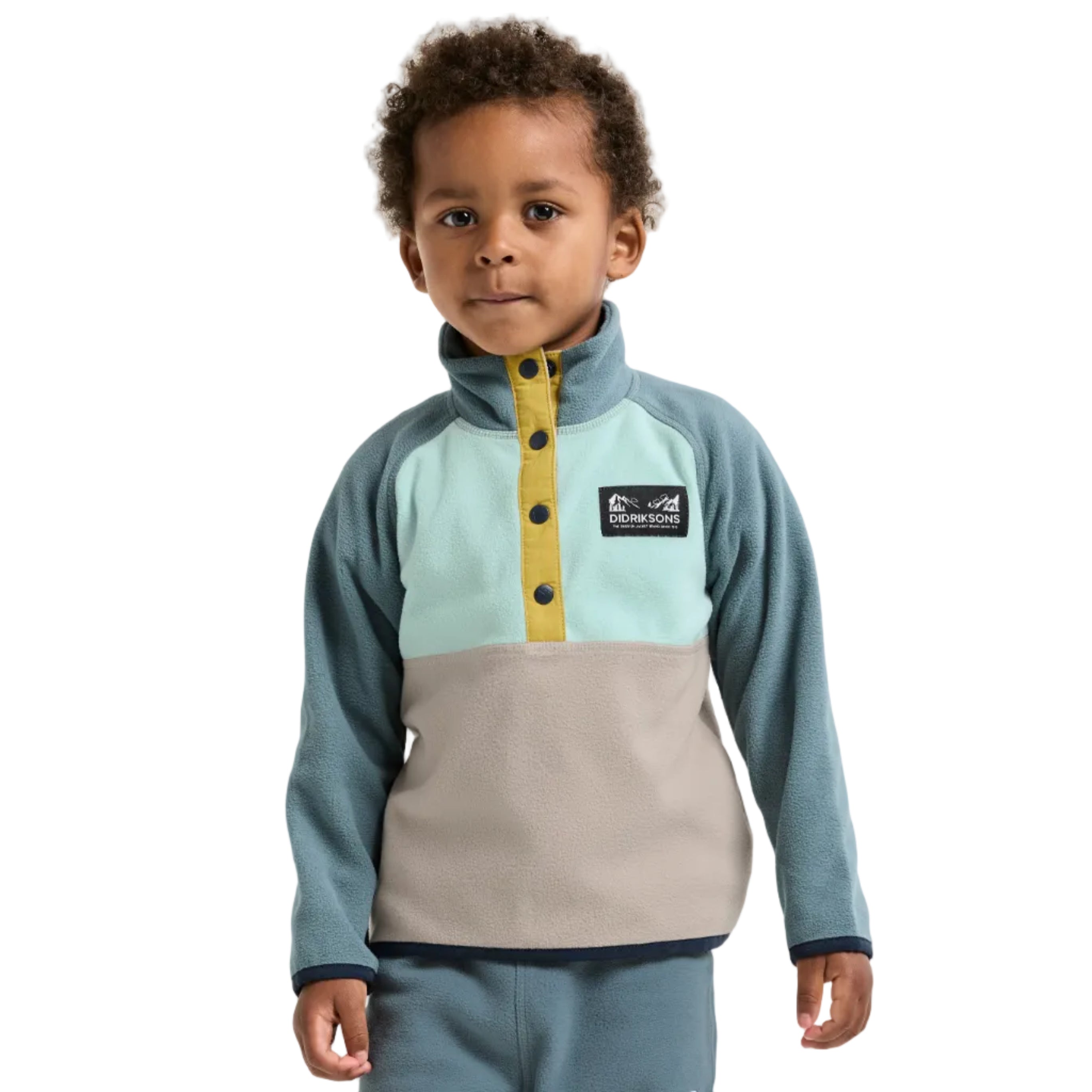 Kids Monte Half Button Fleece Jacket | Didriksons |