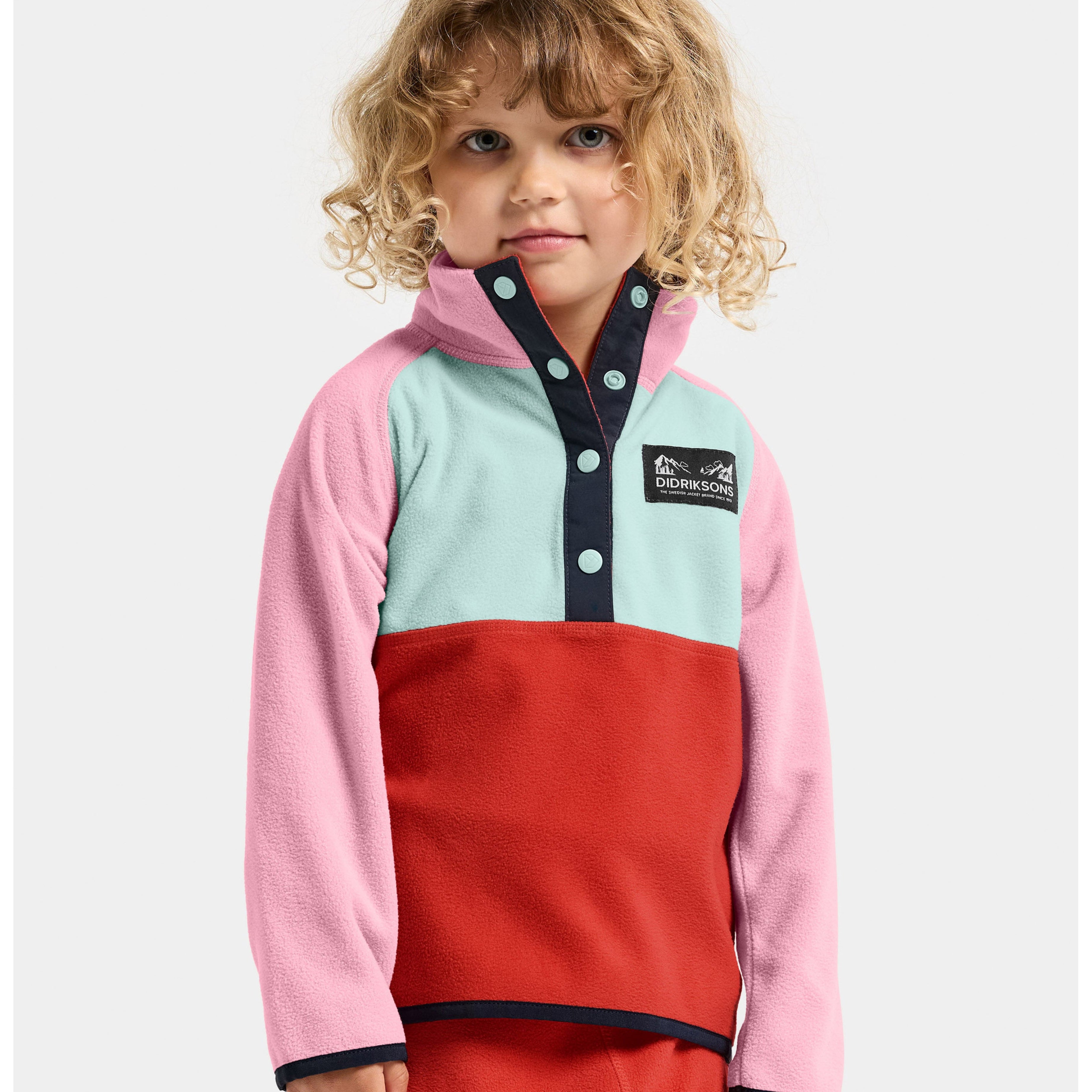 Kids Monte Half Button Fleece Jacket | Didriksons |