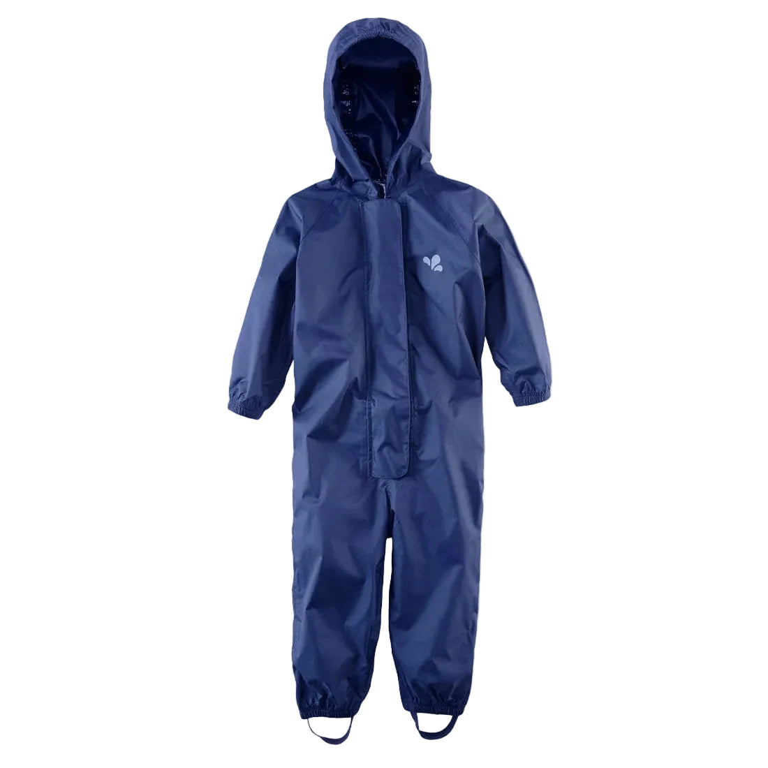 Kids Waterproof Rain Suit Originals All-in-One - Unlined Puddle Suit, Zip and Storm Flap | Muddy Puddles #color_navy
