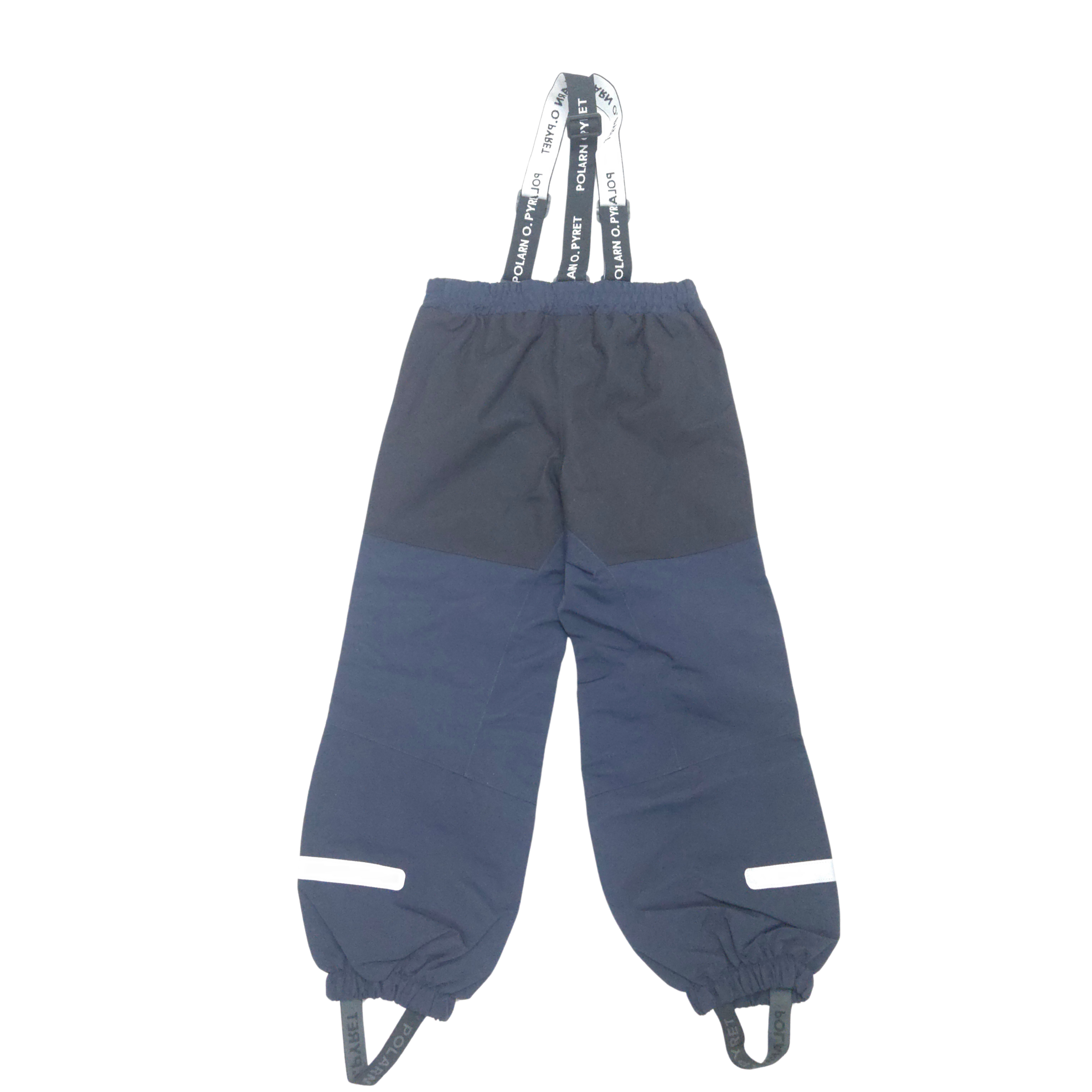 navy shell pants back