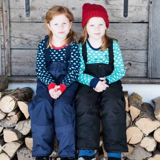 Kids Insulated Blizzard Snow Pants - Zip Off Bib Straps | Muddy Puddles