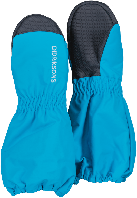 Kids Waterproof Shell Rain Mitten #color_blue-lagoon