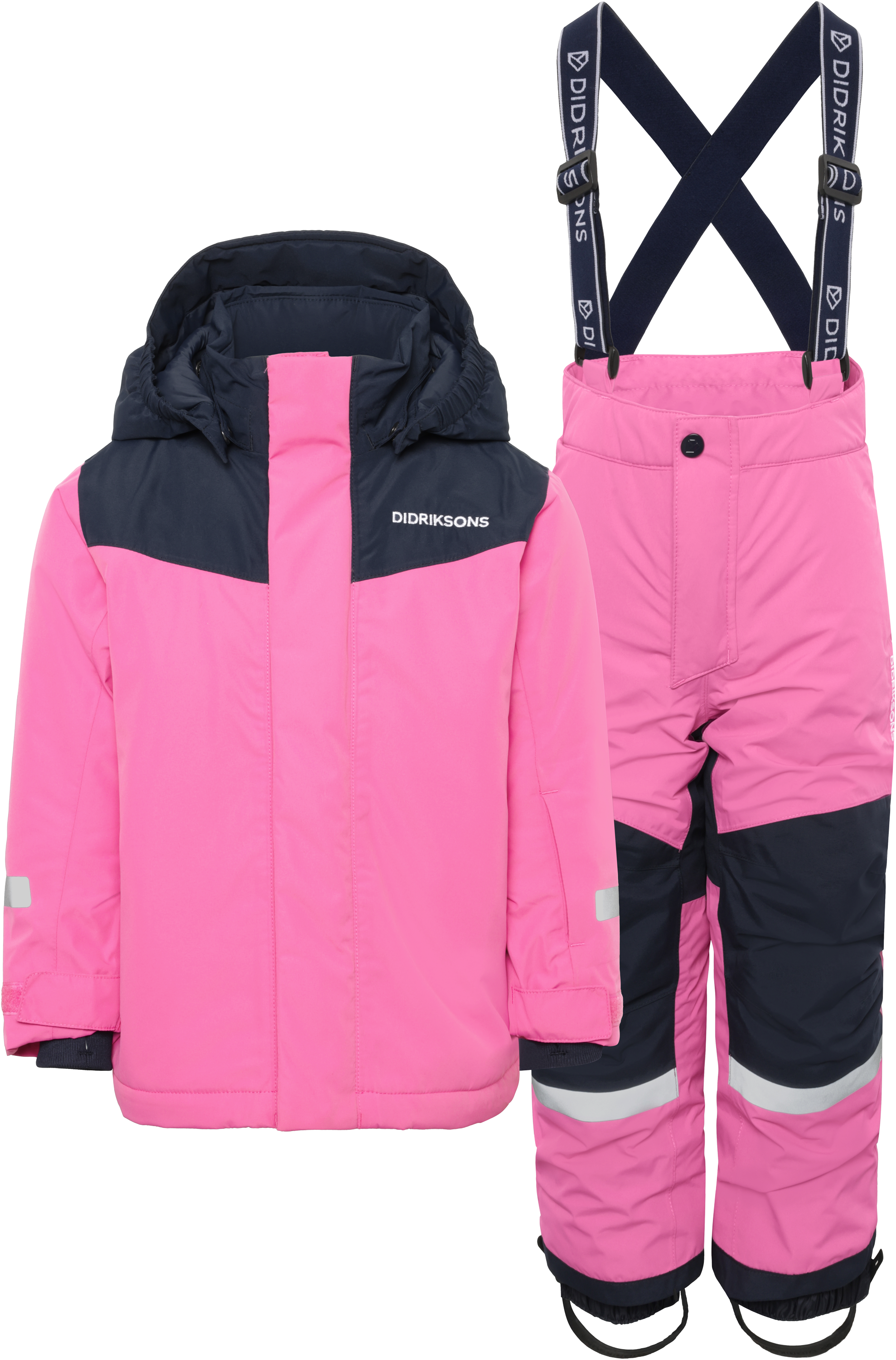 Kids Waterproof Skare Winter Set-Jacket and Snowpants – Insulated | Didriksons #color_sweet-pink