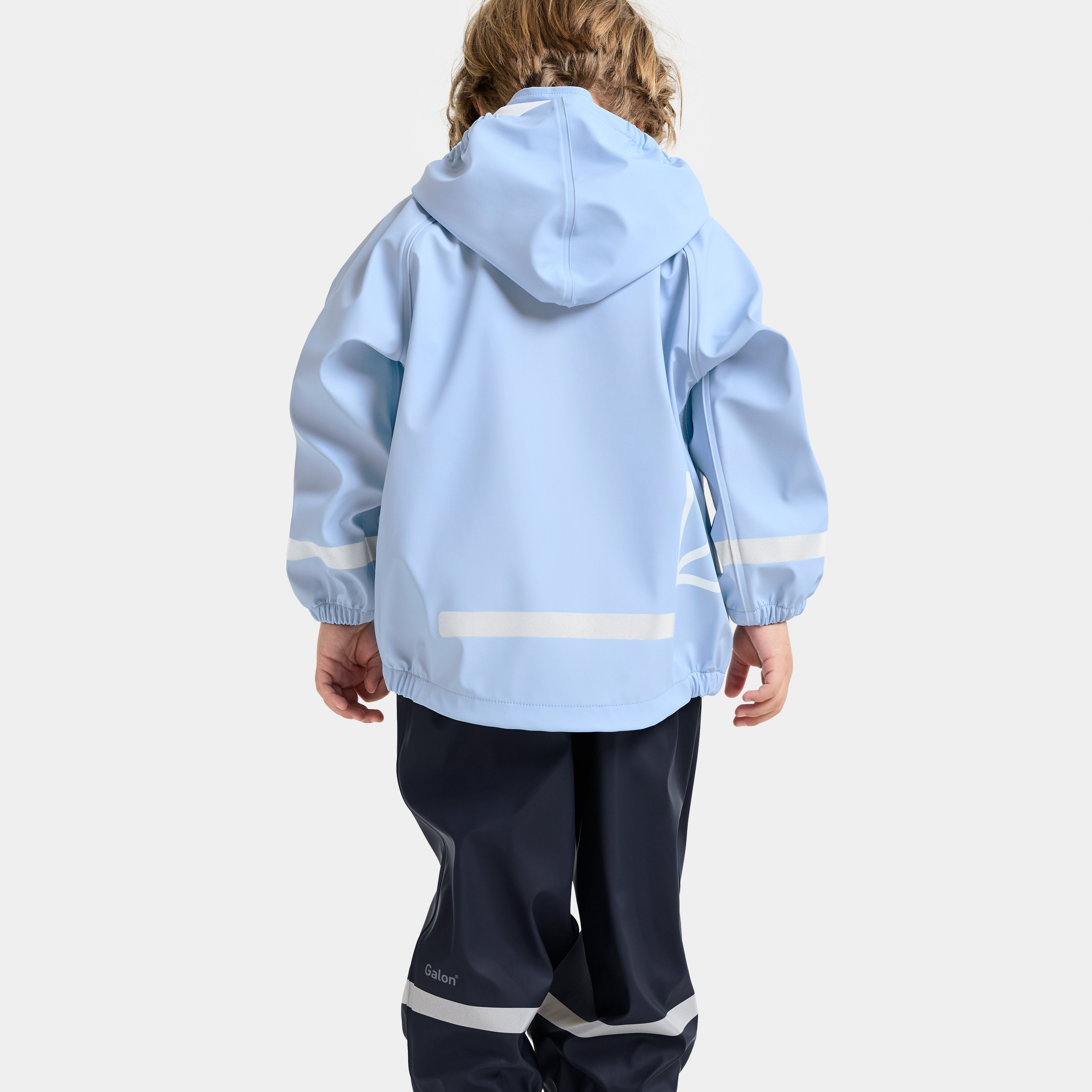 Kids Slaskeman Waterproof Snap Button Rain Set | Didriksons |