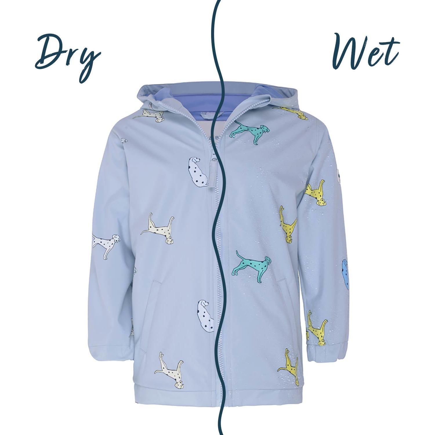 Color Changing Rain Coat #color_dalmation
