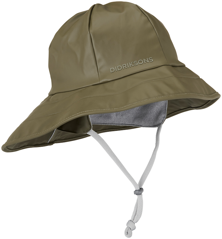 Adult Southwest Waterproof Rain Hat – Waterproof, PU | Didriksons #color_fog-green