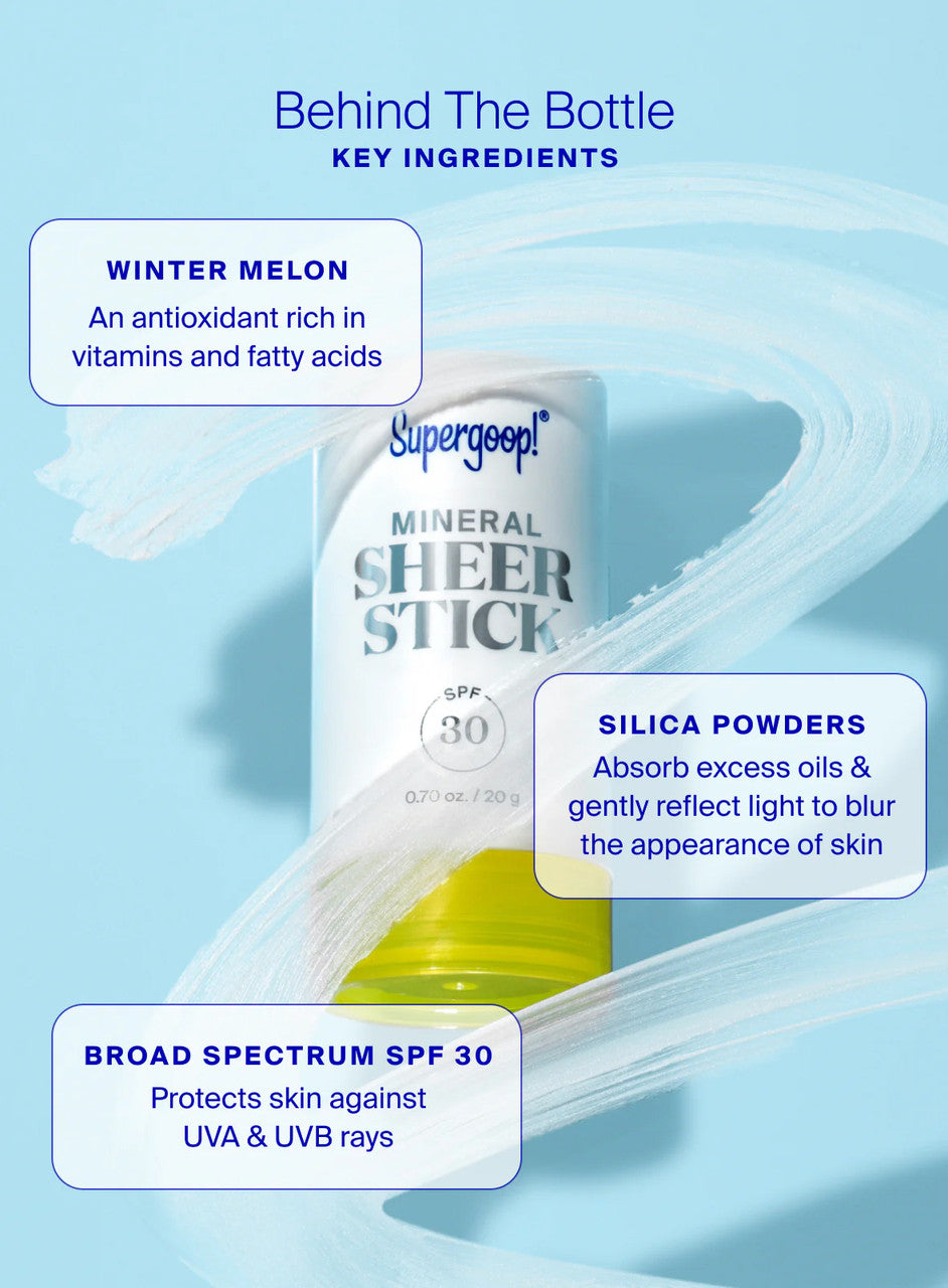 SPF 30 Mineral Sheer Stick | Supergoop!