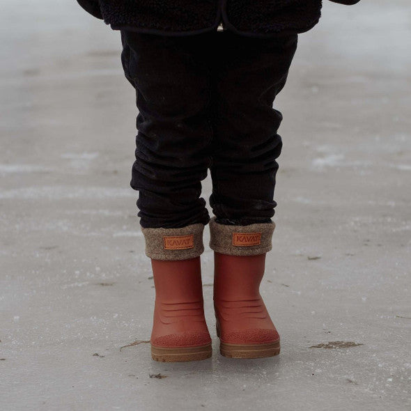 Kids Warm-Lined Waterproof Gimo Rubber Boots | Kavat