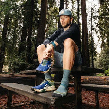 Adult Mens Hiker Micro Crew Lightweight Hiking Sock | Darn Tough #color_seafoam