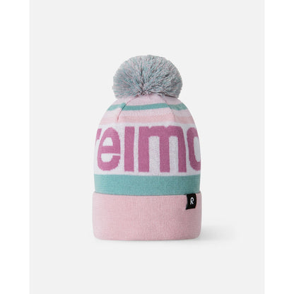 Kids Lined Taasko Winter Beanie - Pom Top | Reima 