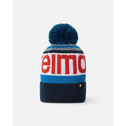 Kids Lined Taasko Winter Beanie - Pom Top | Reima 