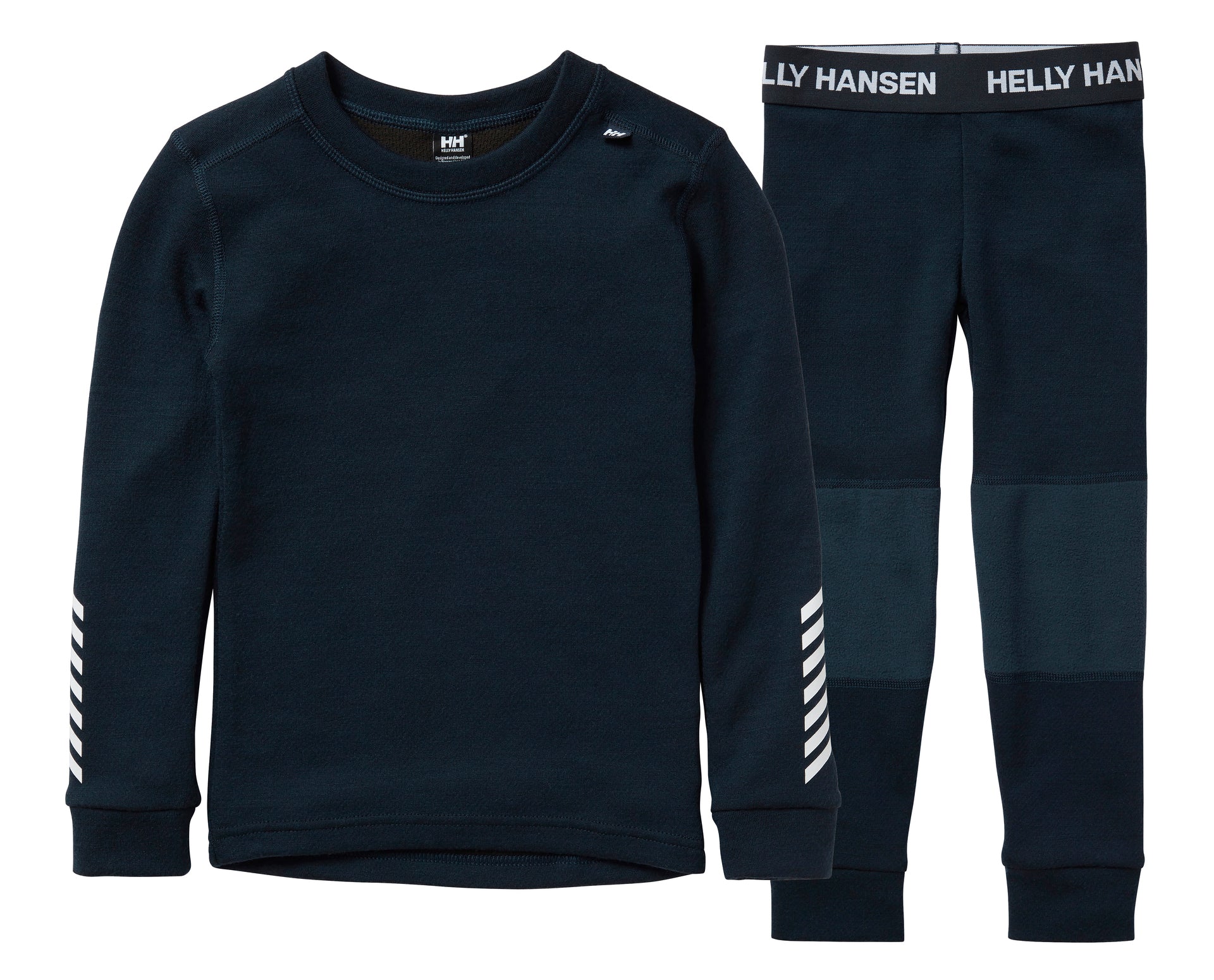 Kids Lifa Merino Wool 2-Piece Base Layer Set – LIFA Merino | Helly Hansen #color_navy-2-0