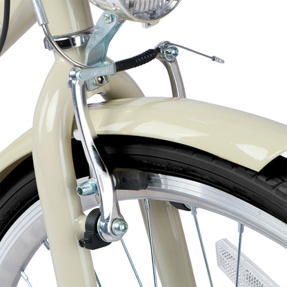 AVASTA 26" 6 Speed Hybrid Cruiser Black Tires Bike - Astrid