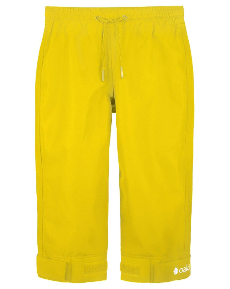 Kids Trail Pull-on Rain Pant - Breathable | Oaki #color_classic-yellow