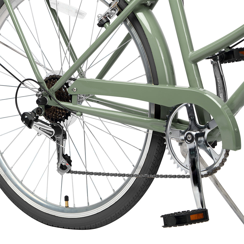 AVASTA 26" 6 Speed Hybrid Cruiser Black Tires Bike - Astrid