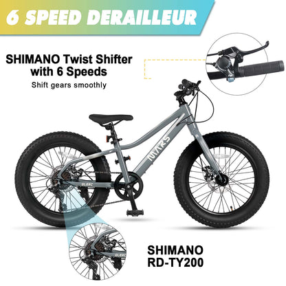 Glerc 24" Mountain Bike For Beginner - Mars