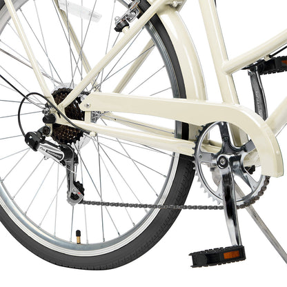 AVASTA 26" 6 Speed Hybrid Cruiser Black Tires Bike - Astrid