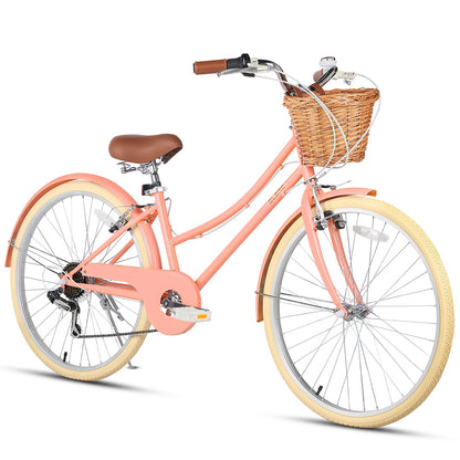 Glerc 26" Best Beach Cruiser Hybrid Kids Bike - Missy