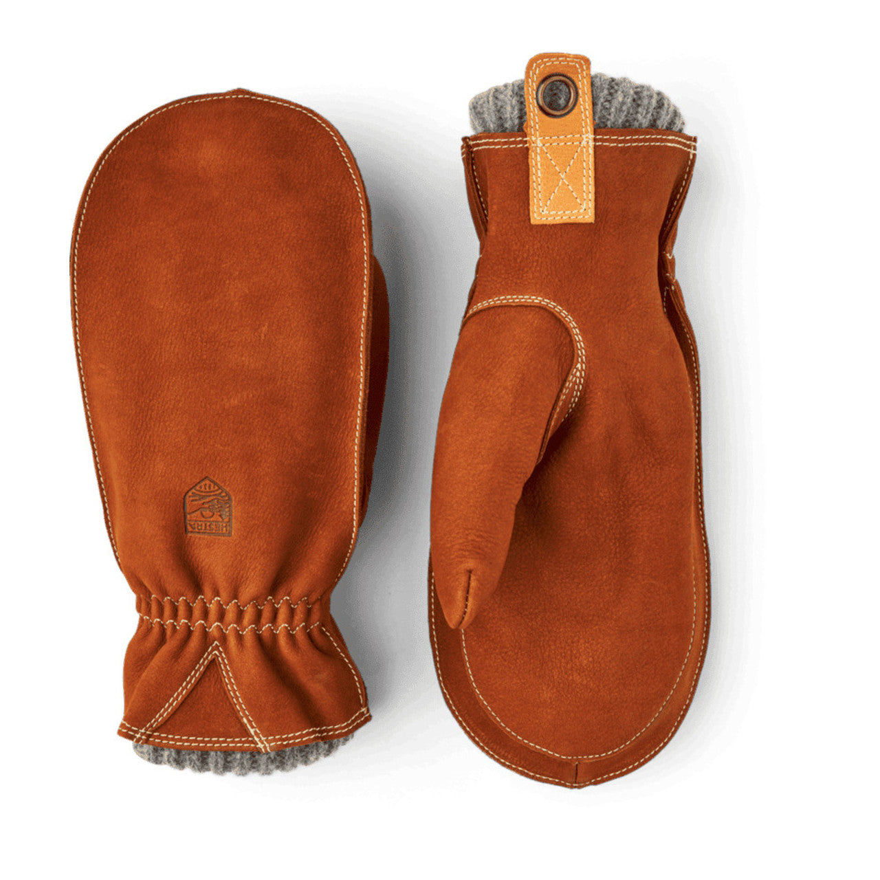 Adult Nubuck Leather Oden Chopper Mitten | Hestra #color_cork