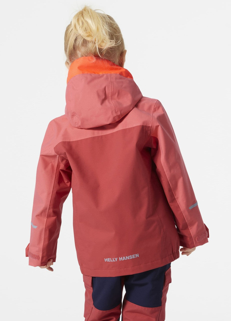 Kids Waterproof Shelter 2.0 Rain Jacket – Breathable | Helly Hansen #color_poppy-red