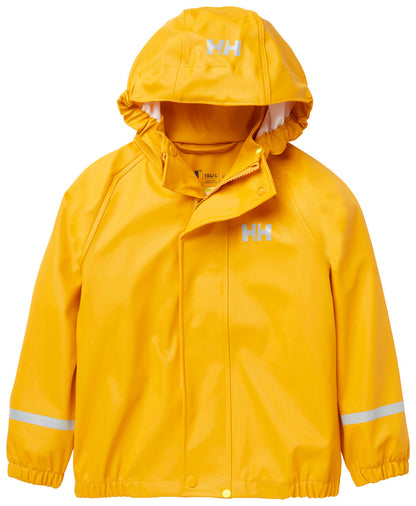 Kids Waterproof Bergen 2.0 PU Rain Set - Yellow & Navy | Helly Hansen 